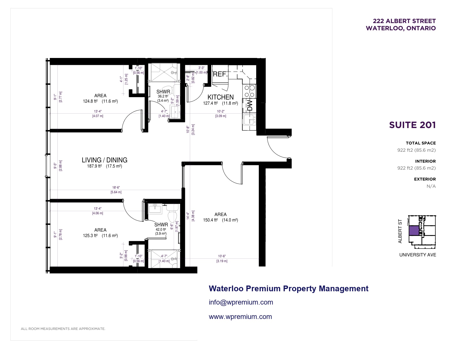 222 Albert Suite 201 floor plan