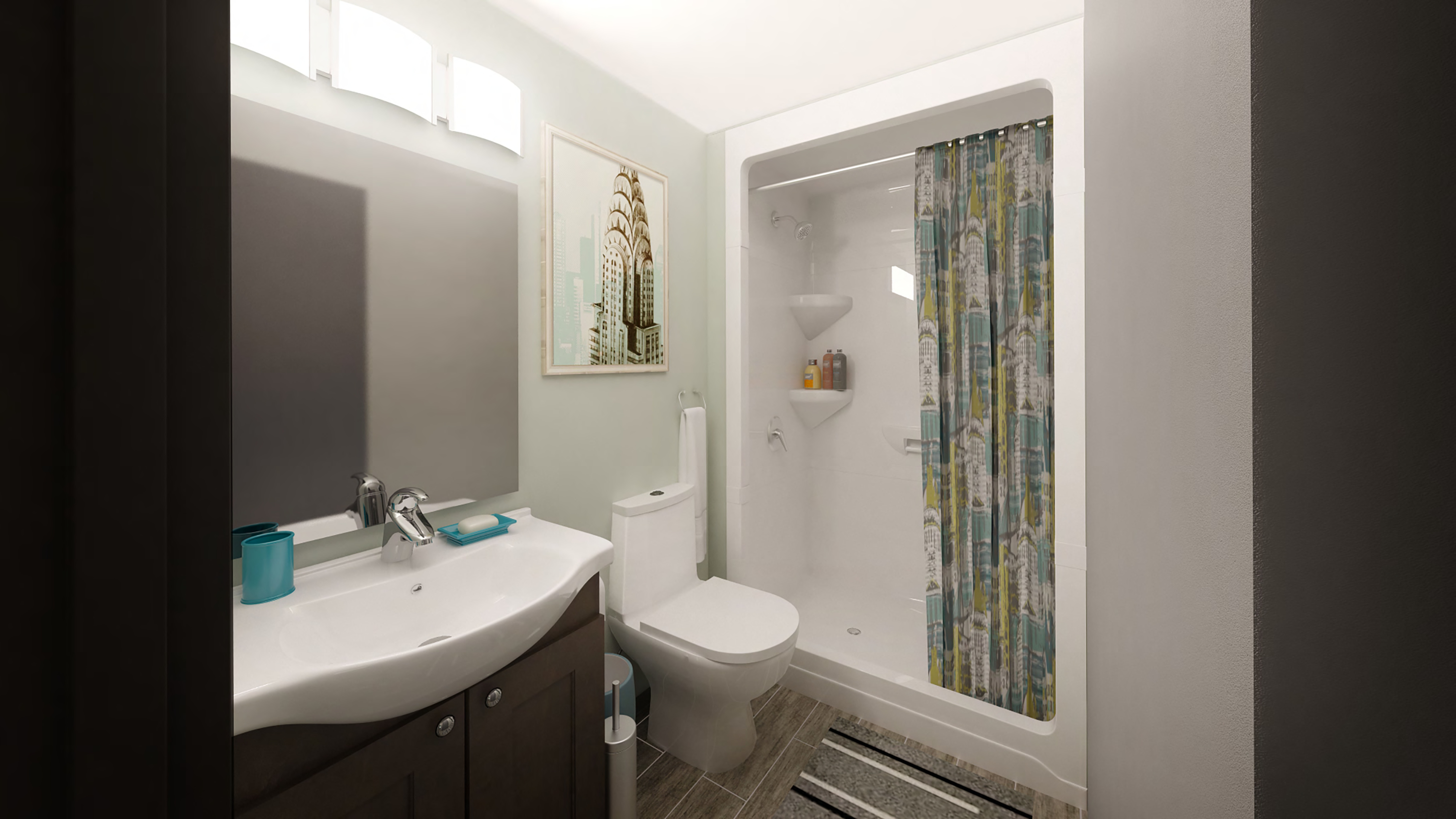 Suite 307 — bathroom