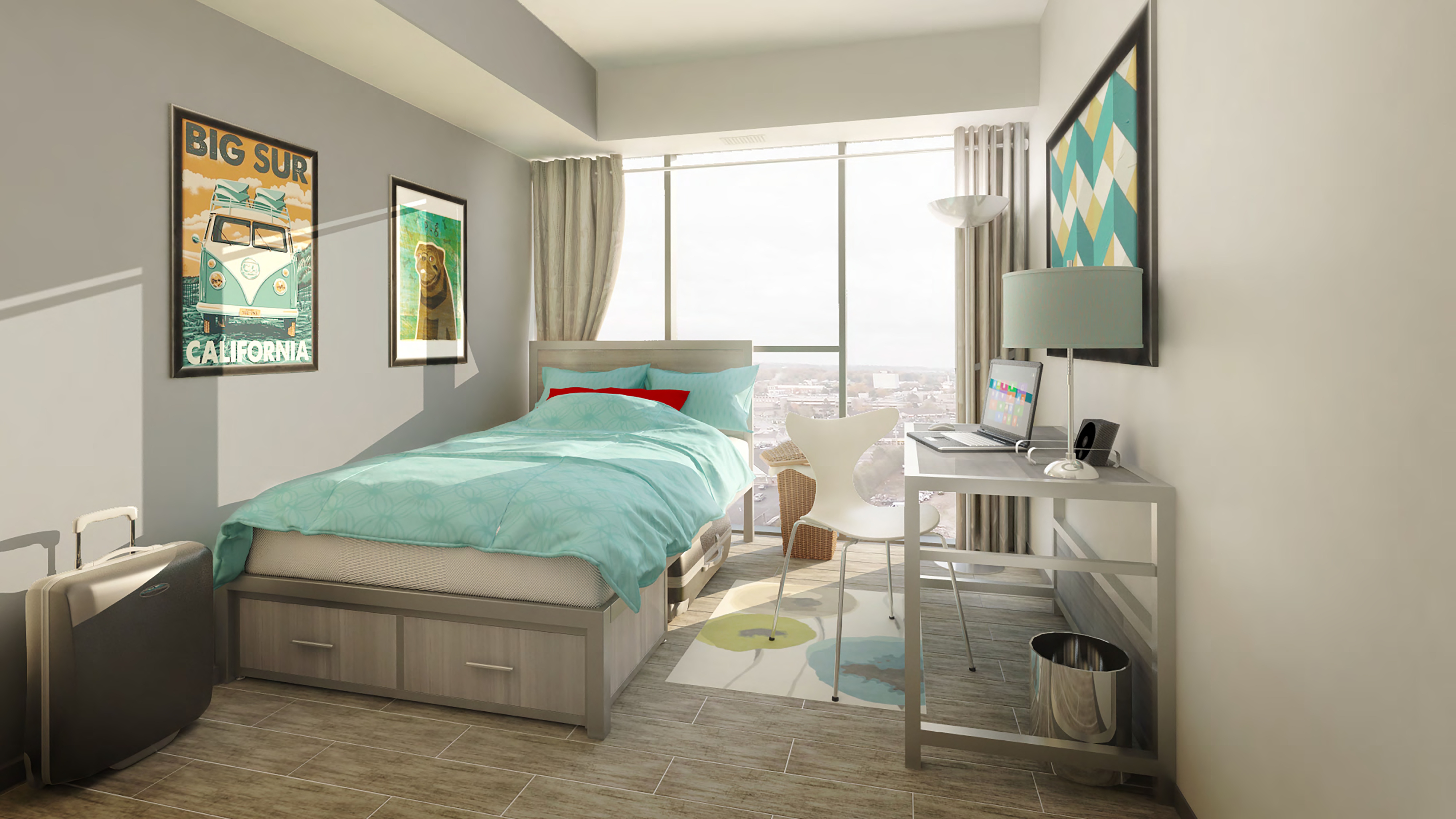 Suite 307 — bedroom 2