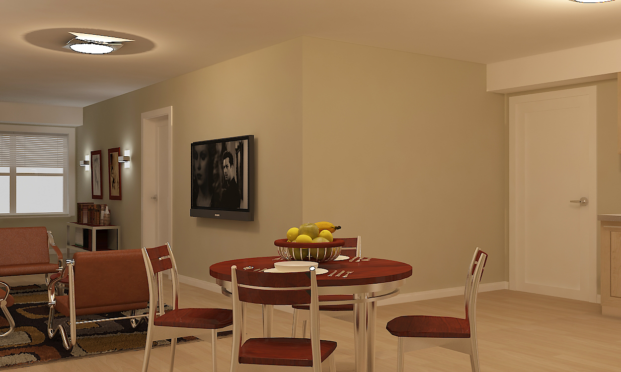 Shared lounge detail